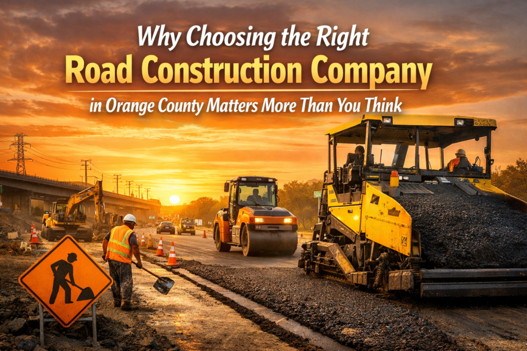 Why Choosing the Right Road Construction Company in Orange County Matters More Than You Think